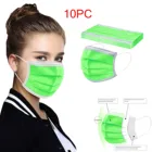 Маска одноразовая однотонная для защиты лица, 10 шт.