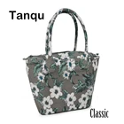 TANQU Длинная Круглая Цветочная холщовая ручка с подкладкой для Obag Классическая O сумка женские сумки сумка через плечо