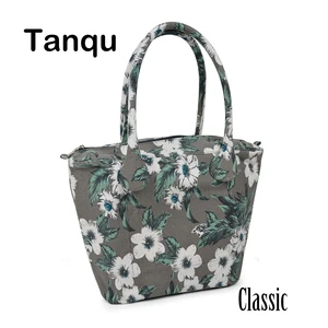 TANQU Длинная Круглая Цветочная холщовая ручка с подкладкой для Obag Классическая O сумка женские сумки сумка через плечо