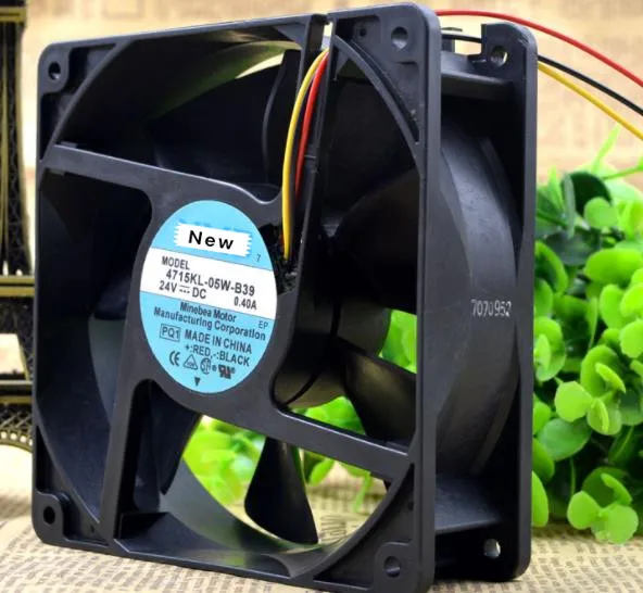

4715KL-05W-B39 24V 0.4A 12CM 12038 24V lathe inverter drive fan