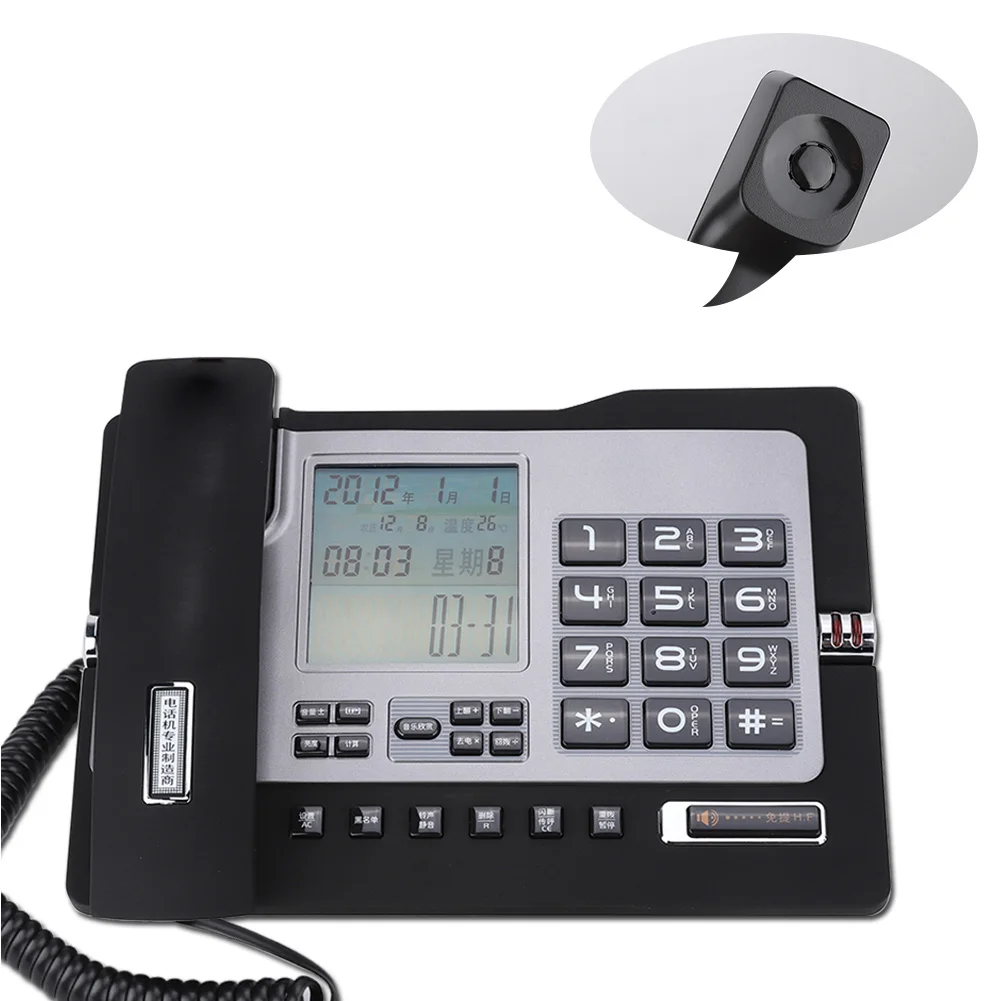 G026 простой стиль стационарный телефон Настольный для дома офиса Fijo