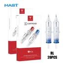 Картриджи для татуировок, одноразовые, стерильные, 20 шт. в коробке