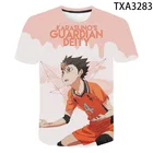 Новые летние футболки с 3D принтом Аниме Haikyuu, Повседневная Уличная одежда для мальчиков и девочек, модные мужские и женские детские топы с коротким рукавом, футболка