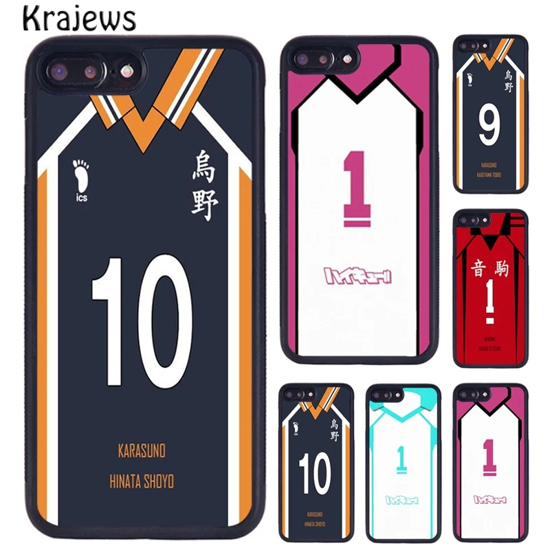Krajews Haikyuu!! Uniform Phone Case For iPhone 14 5 6S 7 8 