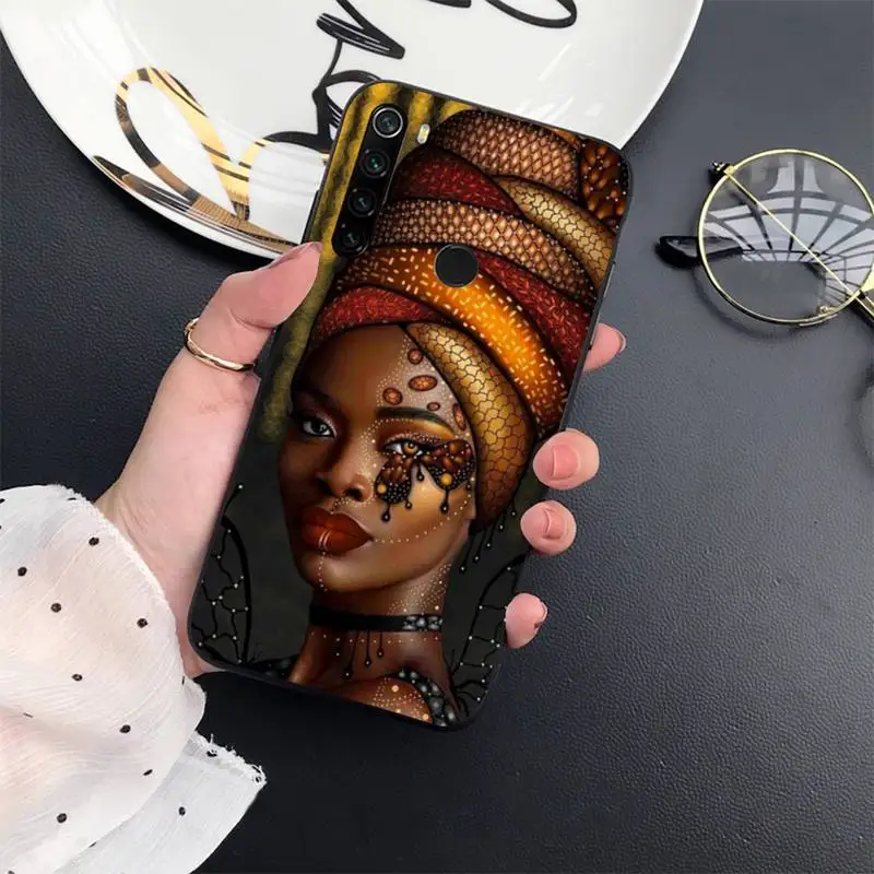 

art african black girl melanin Phone Case For Xiaomi Redmi 7 8 9t a3Pro 9se k20 mi8 max3 lite 9 note 9s 10 pro
