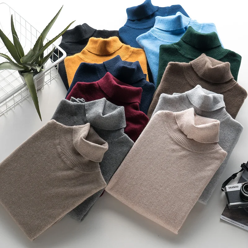 

2020 cashmere cotton blend pullover male sweater autumn winter warm clothes sweaters hombre robe pull homme hiver knit