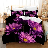 chrysanthemum bedding set flower duvet cover sets comforter bed linen twin queen king single size dropshipping gift
