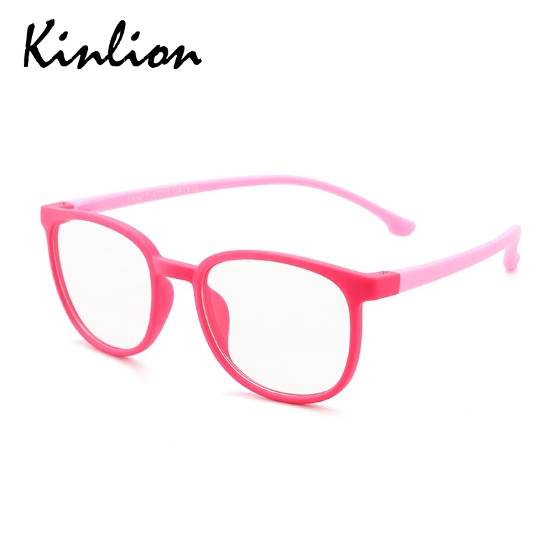 Винтажная оправа для детских очков с защитой от синего цвета детский силиконовый