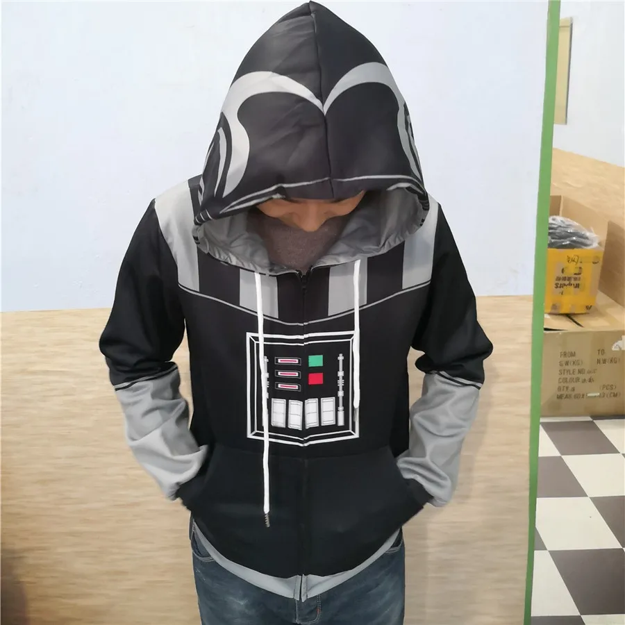 Кинозвезда толстовки Star Wars Толстовка костюмы Косплэй Дарт вэйдер» Анакина Скайуокера, куртка, верхняя одежда для маленьких девочек