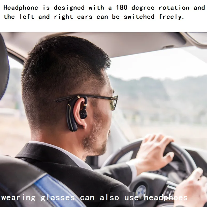 Беспроводные Bluetooth-наушники гарнитура Bluetooth наушники-вкладыши с микрофоном чехол