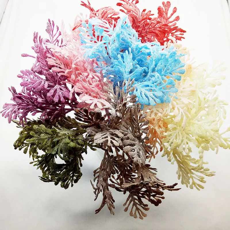 1 шт. красочная сосновая трава искусственные цветы для свадьбы домашняя