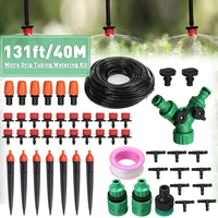 rotary garden sprinklers wheels watering kits tri outlet automatic rotating sprinkler garden lawn yard irrigation cooling spray