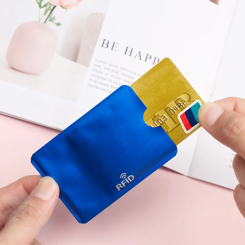 10 шт. Новинка защита для кредитных карт RFID Противоугонная блокировка держатель