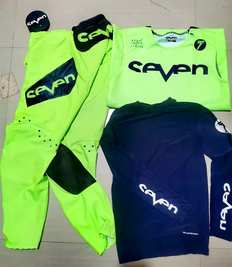 2022 Seven MX ECHELON Motocross Jersey Set Red Moto Costume Dirt Bike Suit Off Road Motorcycle Gear | Автомобили и мотоциклы