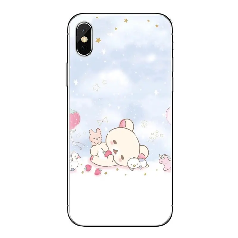 TPU Case Rilakkuma cat wallpaper for phone For iPhone XS Max XR X 4 4S 5 5S 5C SE 6 6S 7 8 Plus Samsung Galaxy J1 J3 J5 J7 A3 A5 |