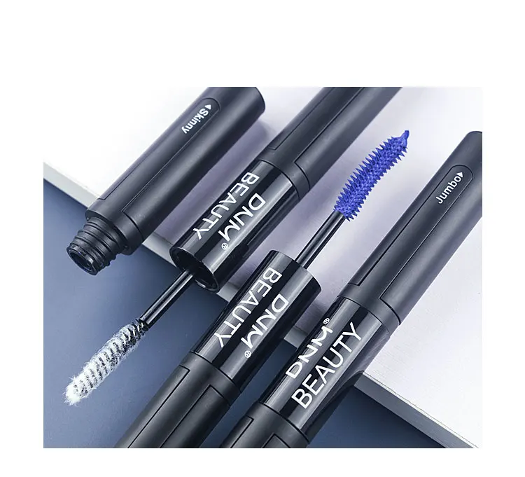 Шелковая 4D двухволоконная цветная тушь для ресниц Макияж Наращивание