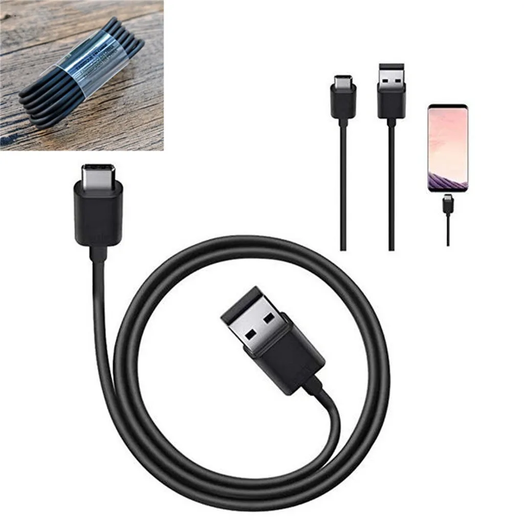 Прочный кабель USB Type C для быстрой зарядки зарядное устройство и передачи данных