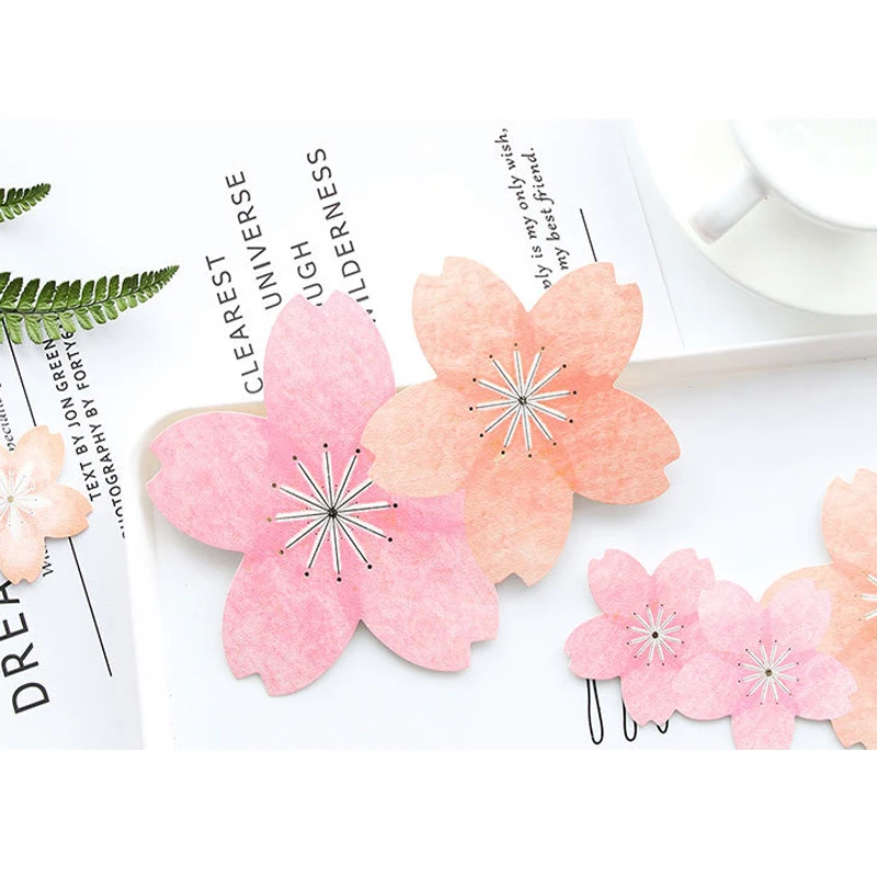 5 шт./лот серия романтичных цветов вишни декоративные наклейки клейкие DIY
