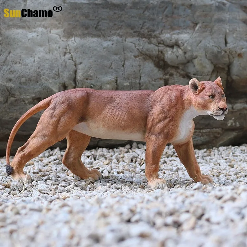 Модная модель льва с имитацией поделки для домашней студии Настольная