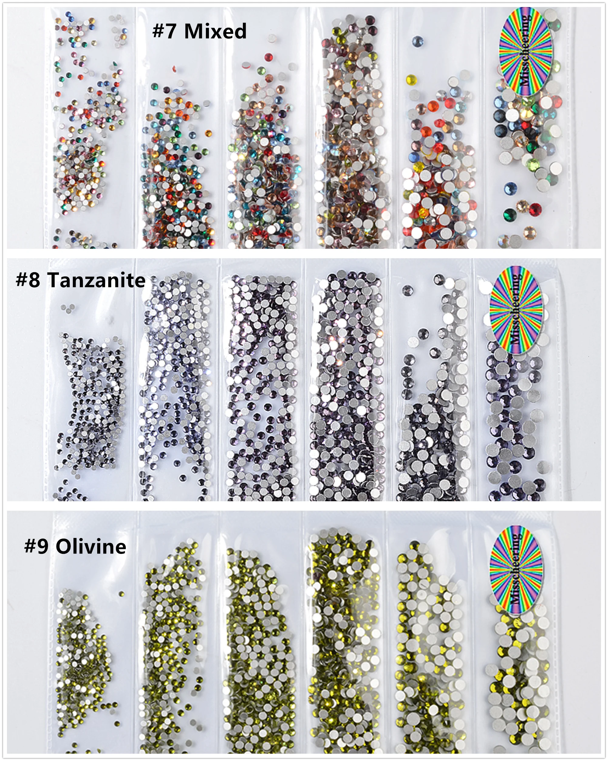 1058 шт. граненые стразы из полимерной смолы с плоским основанием украшение своими