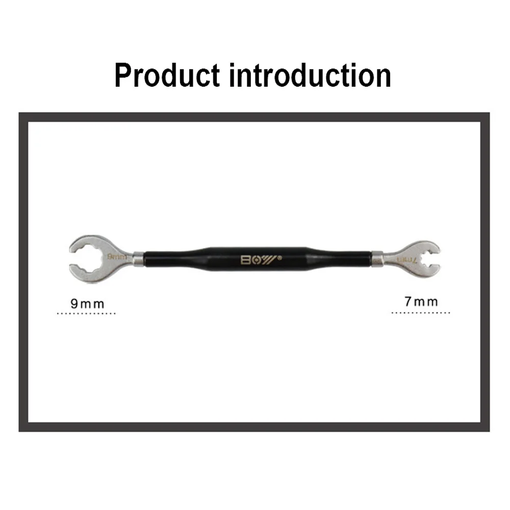 

1* Bicycle Wrench Steel Spoke Wrench Cycling Bike Mini Repair Parts Portable