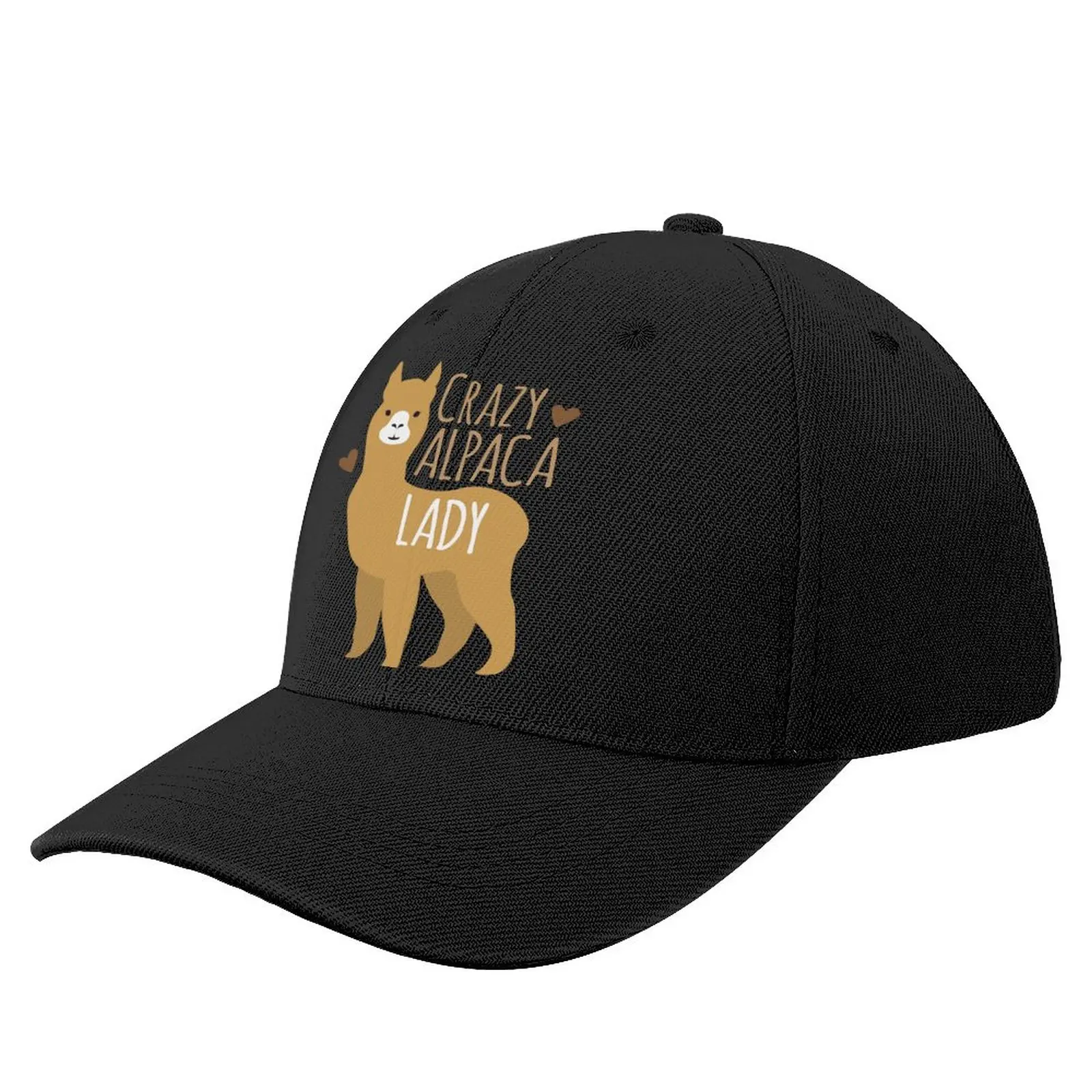 

Llama Womens Baseball Cap Crazy Alpaca Lady Bulk Orders Polyester Vintage Baseball Hat Children University Custom Cap