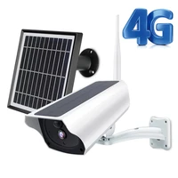 4g lte sim card camera wifi solar power battery camera pir waterproof outdoor security wireless camera with solar panel