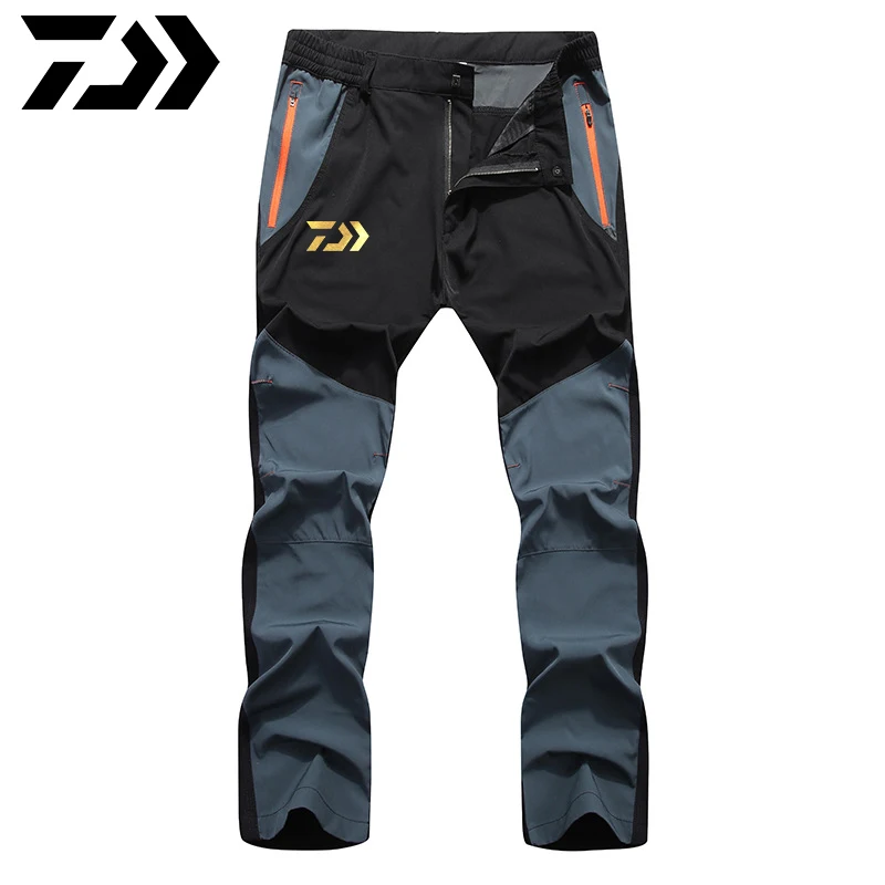 

Daiwa Fishing Clothes Men's Summer Quick Dry Softshell Pants Outdoor Elastic Camping Hiking Trekking Fishing Climbing Trousers