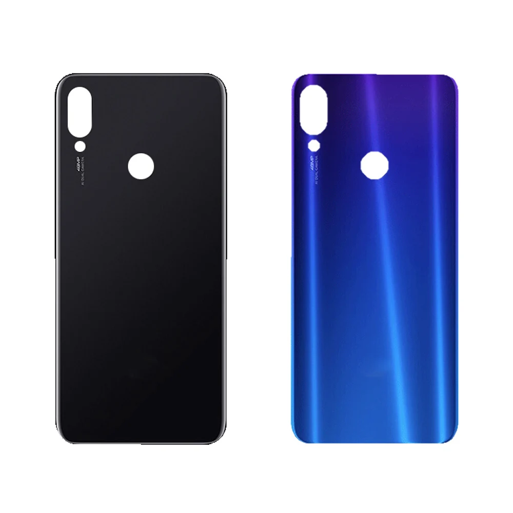 10 шт. для Xiaomi Redmi note 7 крышка батареи Задняя стеклянная панель Дверь Корпус чехол pro