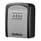 Шкатулка для ключей с паролем, Настенный бокс с декором, подходит для улицы, серый