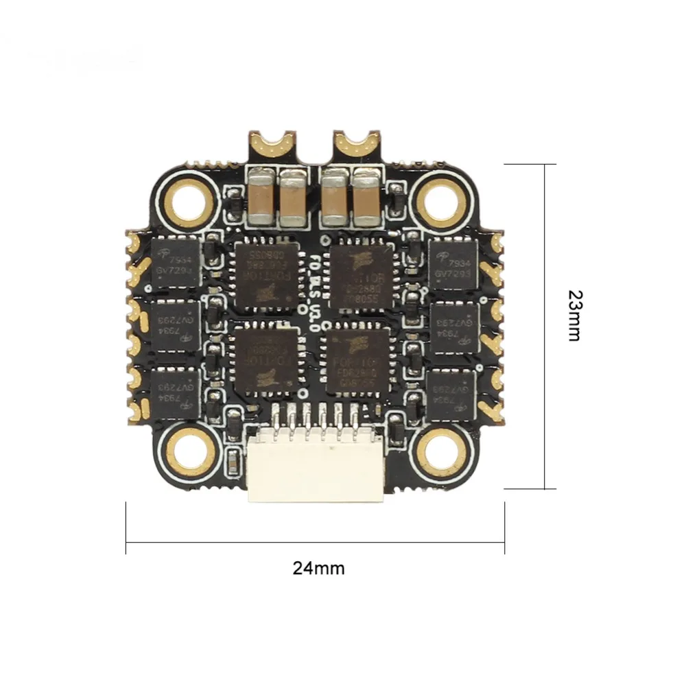 16x16 мм HGLRC 16x16 FD13A ESC BL_S 2-4s 13A 4в1 ESC RC FPV Racer Drone Запчасти для FD413 Stack Tower