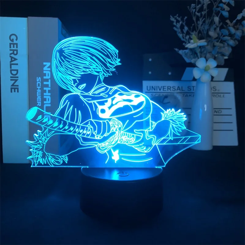 

Ночной 3D светильник NieR Automata YoRHa No2 Type B с Bluetooth для яркой базы, изменение цвета, сенсорный датчик