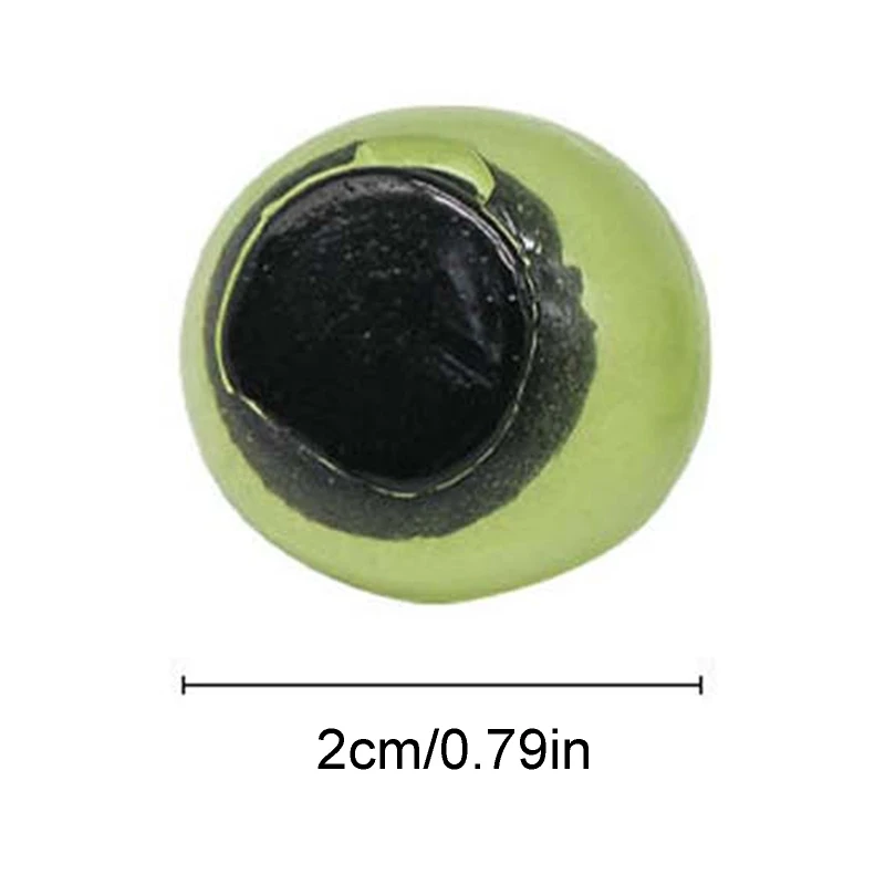 

100Pcs Halloween Spoof Horror Luminous Eyeball TPR Soft Glue Ghost Festival Decoration Props Nolvety Gag Toy Moving Doll Eyes