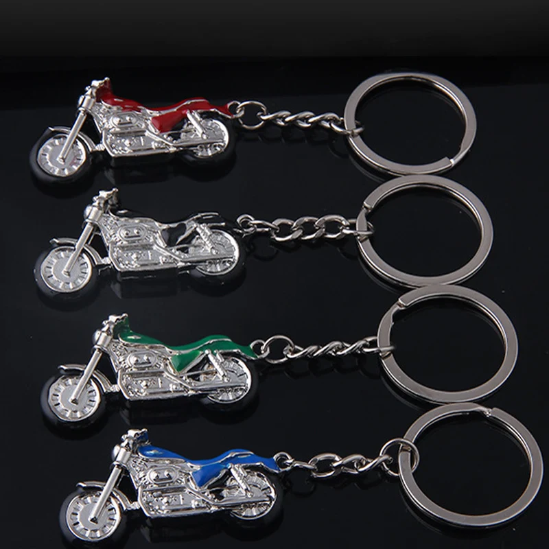 Крутой автомобильный брелок для мотоцикла модный металлический из сплава ключей