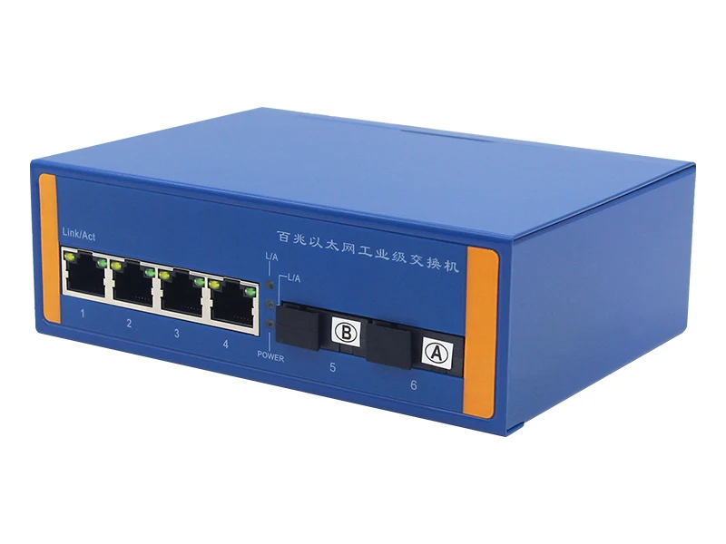 Промышленный Ethernet переключатель поэ 10/100 м Сигнал укрепления DIN рейки Тип сети