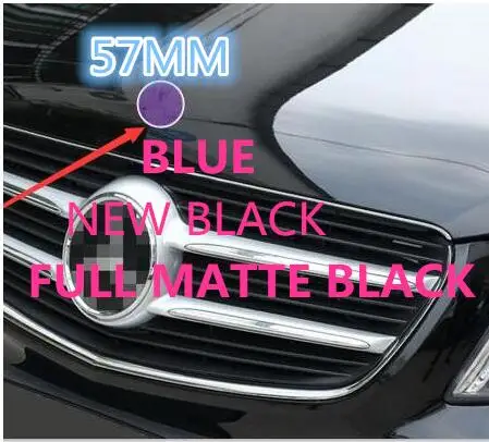 Новинка металлическая плоская Эмблема для капота 57 мм передний - Цена: 20