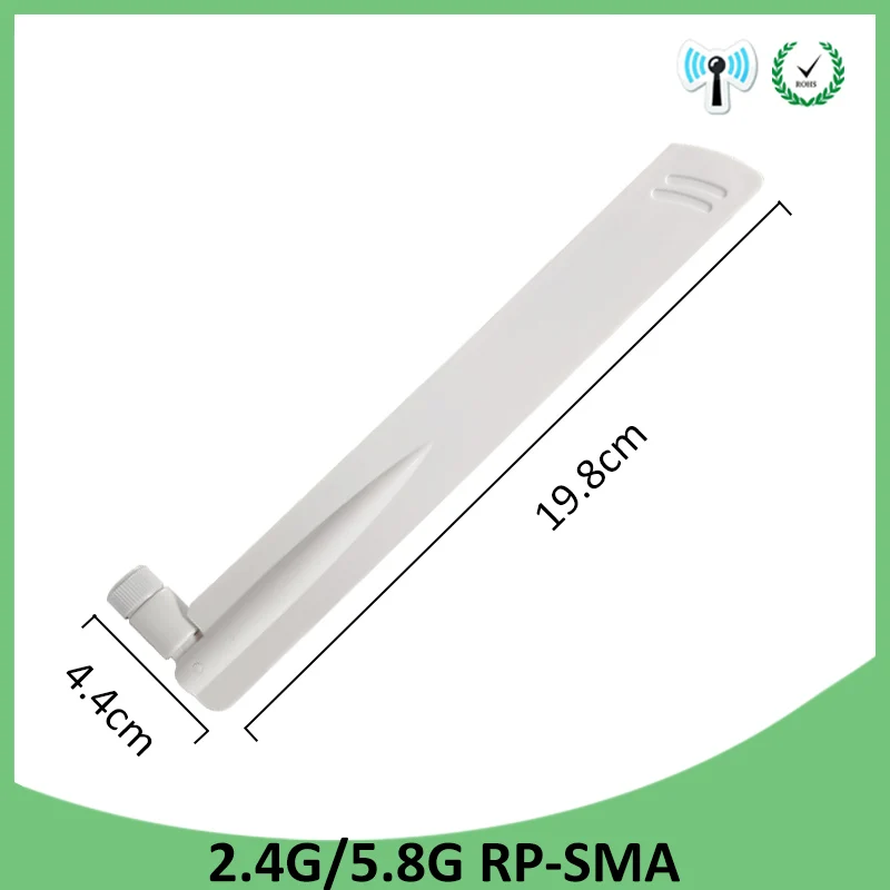EOTH 2.4g 5.8g antenna 8dbi sma female wlan wifi dual band router tp link antena ipex 1 SMA male pigtail Extension Cable | Мобильные