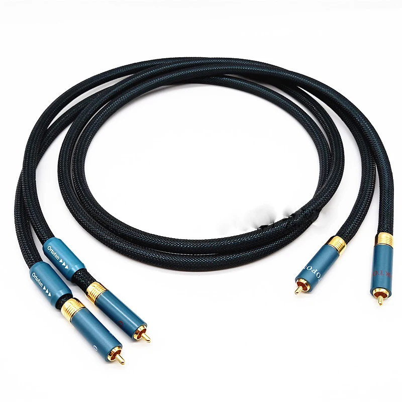 Hi-Fi 8N OCC Ortofon RCA кабель Hi-end усилитель cd-разъем 2RCA to2RCA мужской сигнальный |
