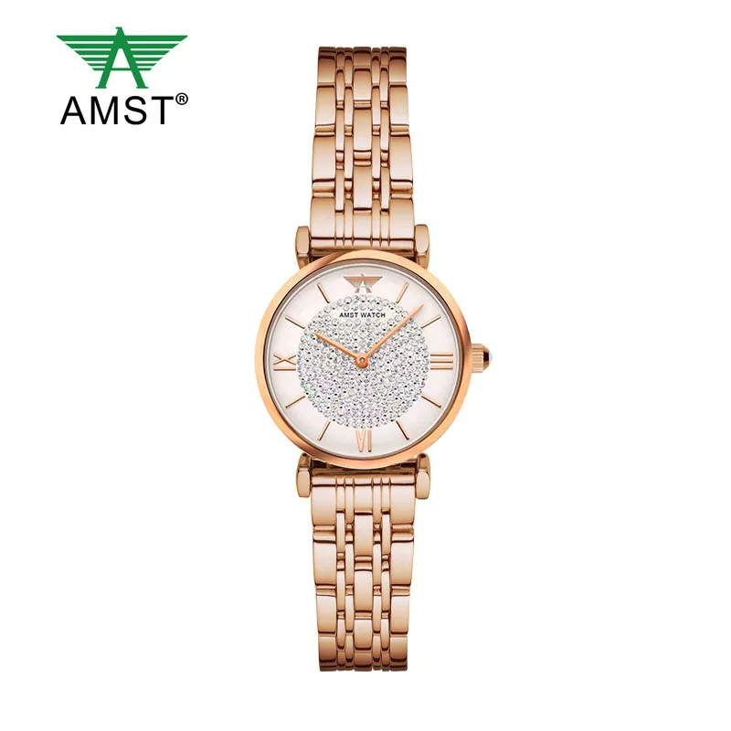 

all over the sky star watch set auger stainless steel watch trill hot style waterproof quartz watch women wholesale
