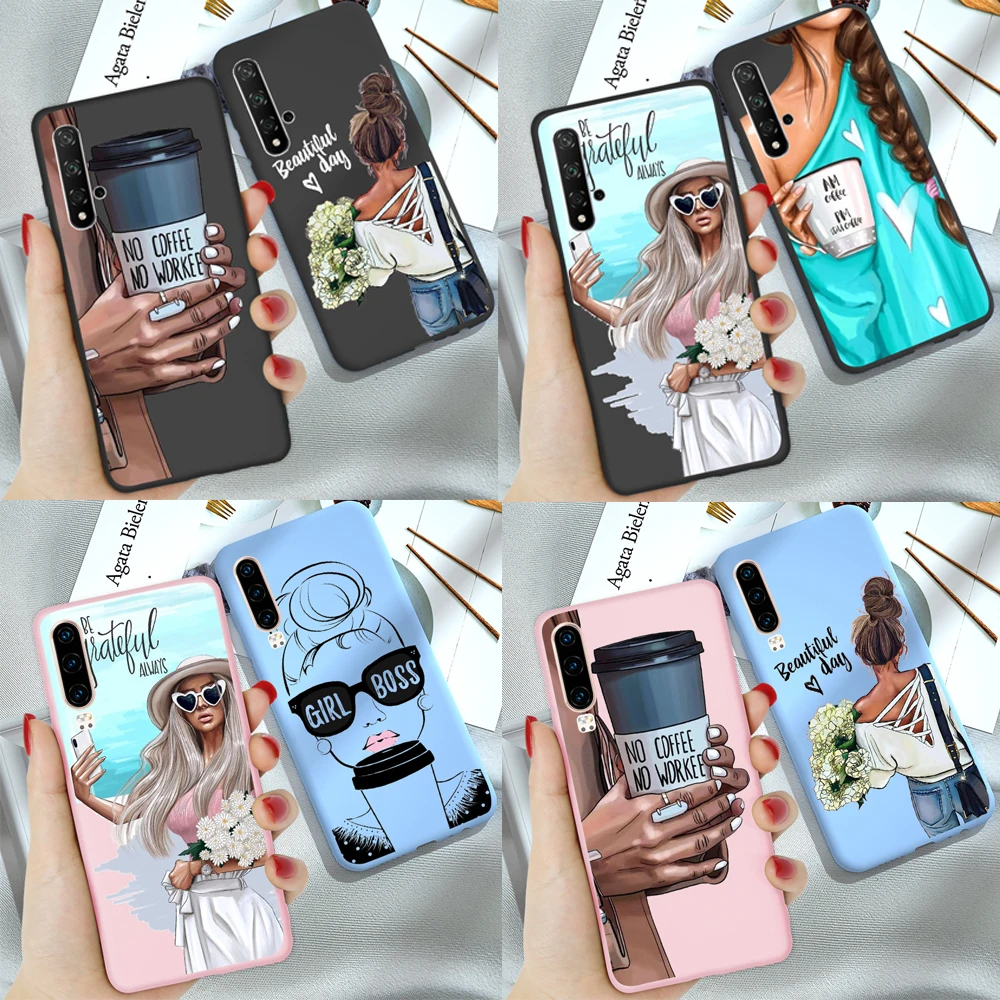 Чехол для Honor 9S Мягкий силиконовый чехол карамельного цвета Huawei 9A 9C 9X Global Premium 8A Prime