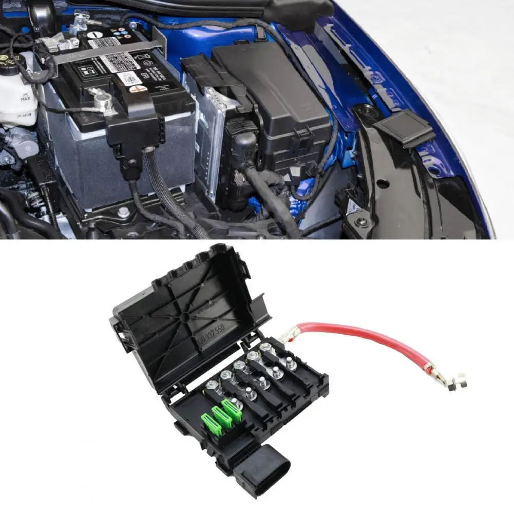 17cmx11cmx5cm Fuse Holder Moisture-proof ABS Fuse Box Battery Terminal 1J0937550A for VW Bora Golf Beetle  Car Accessories
