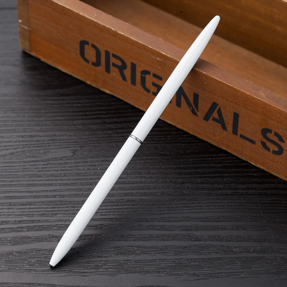 

6pcs Metal Rod Ballpoint Pen Simple Stationery Ballpen Office School Supplies Random Color