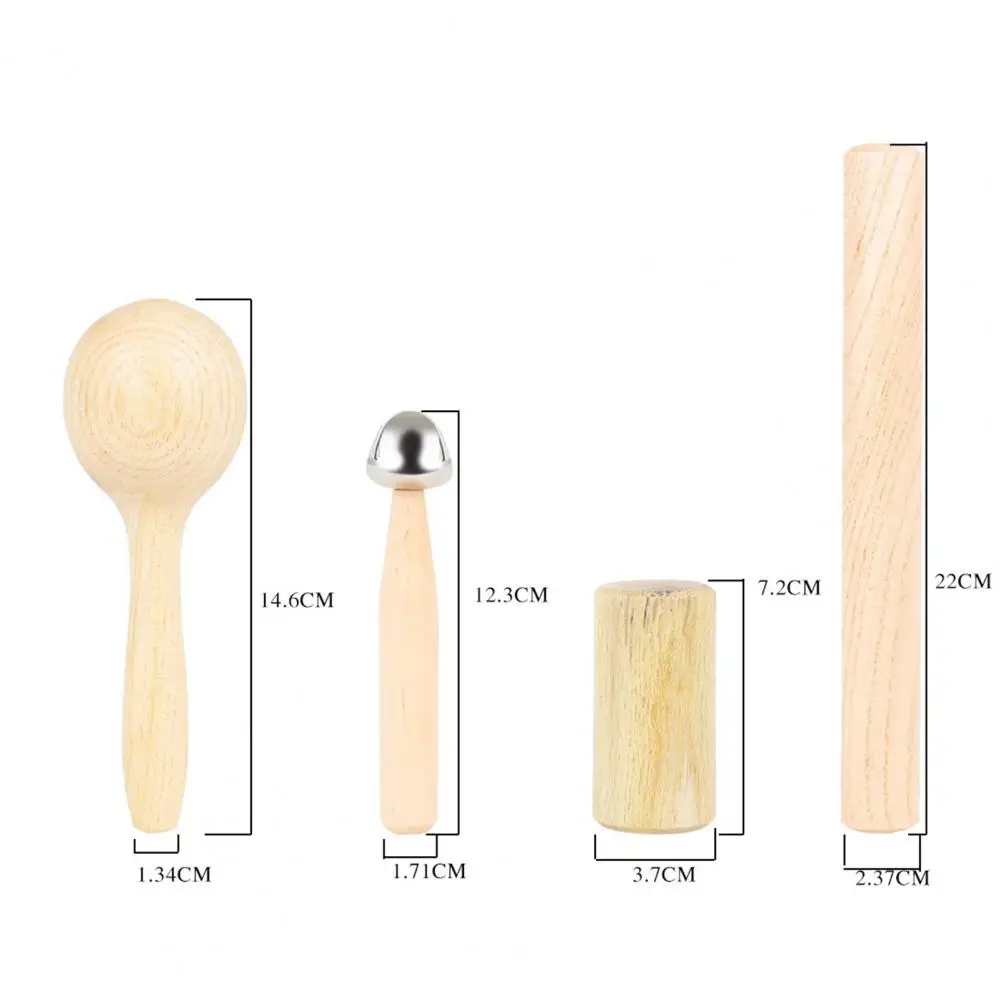 

1 Set Sand Hammer Hand-held Music Development Wood Educational Kids Hand Bell Tambourine for Kids