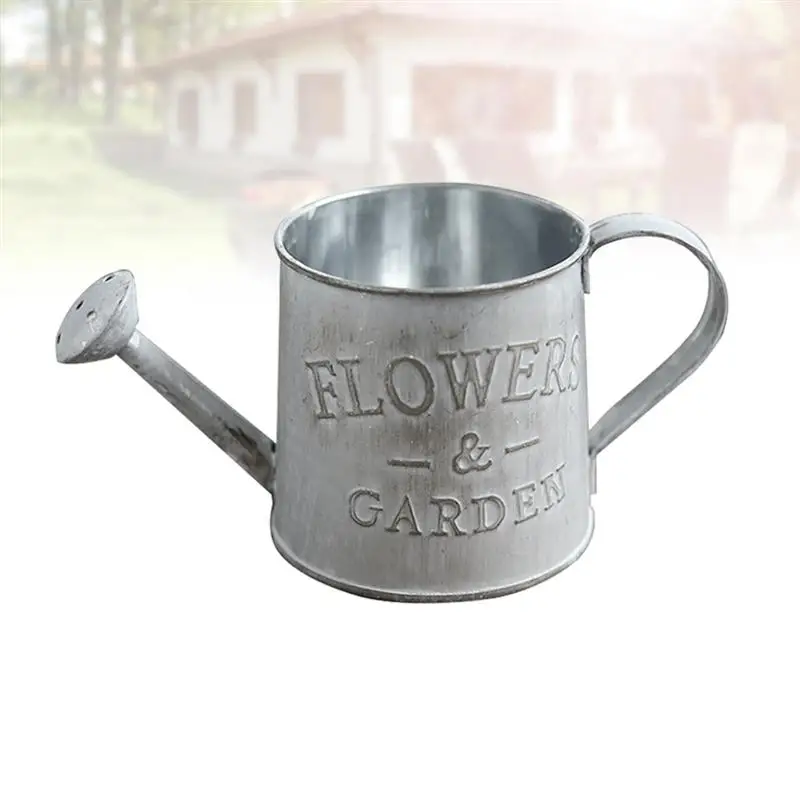 1 шт. ваза для цветов металлический Железный креативный кувшин в деревенском