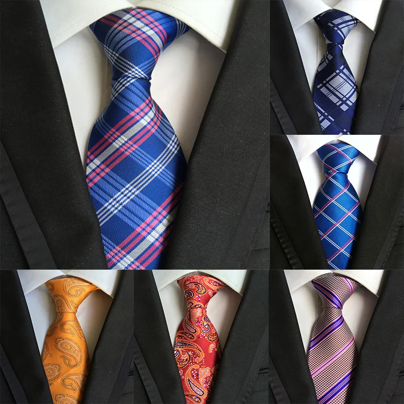 Новые очаровательные мужские шелковые галстуки галстук для мужчин повседневный