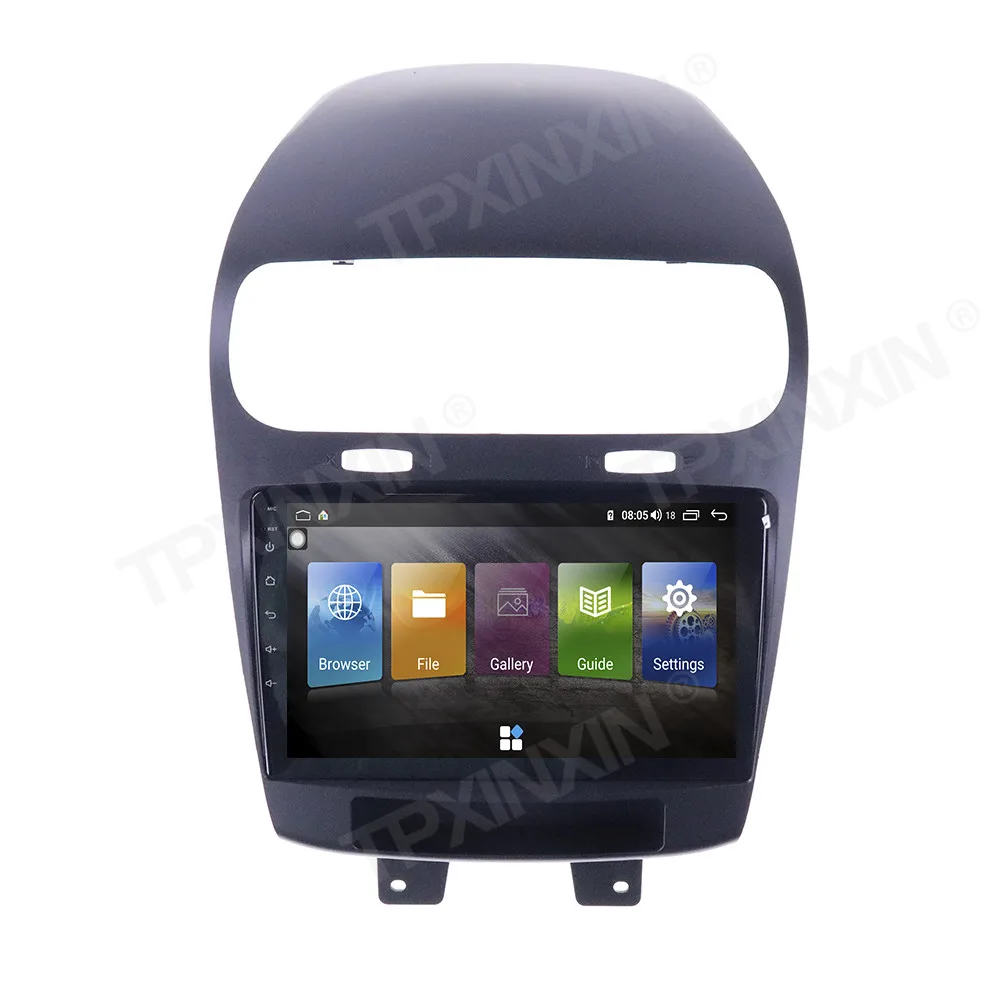 6+128G For Dodge Journey Fiat Freemont Android Car Radio Tape Recorder Multimedia Video Player GPS Navigation 360 Camera