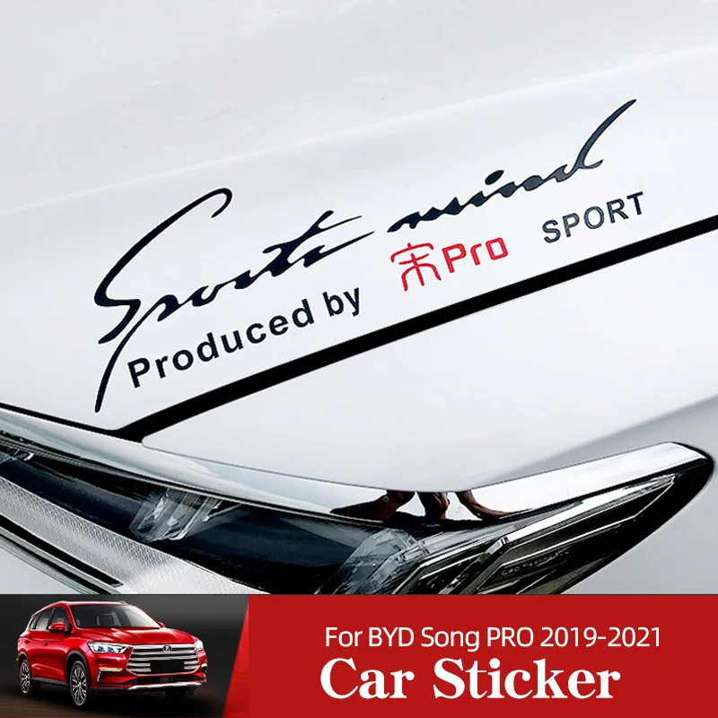 

Car Stickers For BYD Song Pro 2019-202 KK Material Car Sticker Car Auto Headlight Decal Sticker Car Exterior Accessories