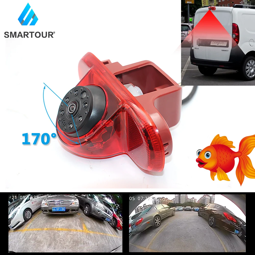 SMARTOUR 170 ° HD Автомобильная камера заднего вида стоп-сигнал 15 м Удлинительный