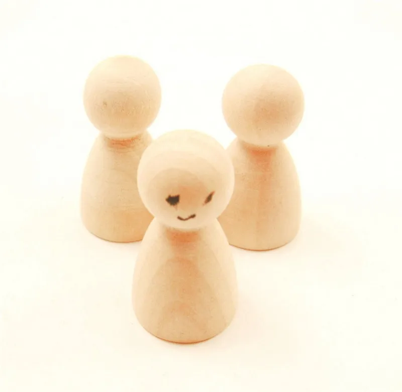 20 шт 3,5*2,0 см деревянные шахматы штук Аксессуары для настольной игры деревянная пешка для настольной игры s DTY аксессуары