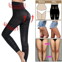 shapewear anti cellulite compression leggings leg slimming body shaper high waist tummy control panties thigh sculpting